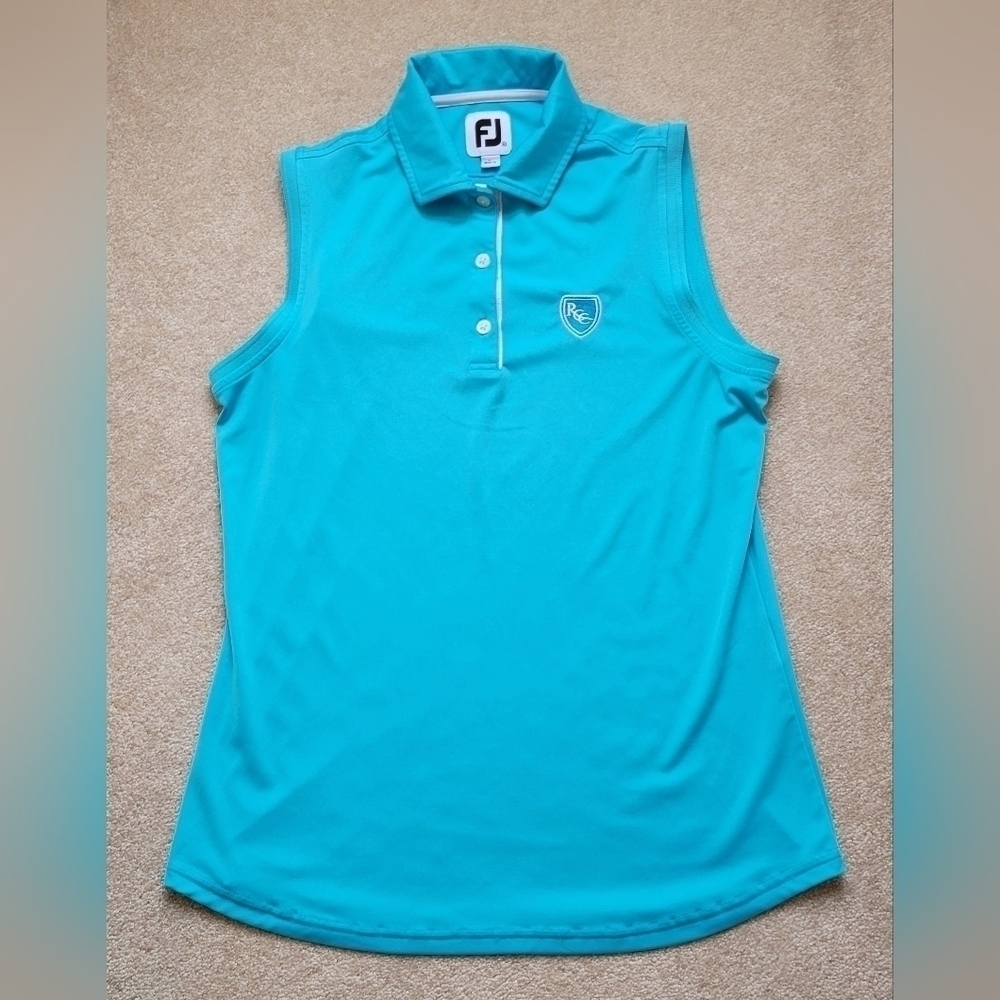 Footjoy Women's Lightweight RCC Blue Golf Vest - Size (M) - Excellent Condition